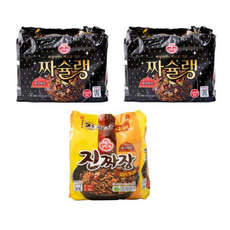 오뚜기 감칠맛 캠핑음식 짜슐랭(X5) + 진짜장 (X4) 간편식 편의점, 1개, 2개