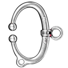 GANAZONO 스프링 기능이 있는 스테인리스 스틸 소 코링 내구성 있는 황소 노즈 링 클램프 가축 취급용 안전하고 쉬운 사용