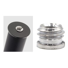 오토케 부쉬 어댑터 AC-A13 3/8 to 1/4 나사 변환 삼각대 볼 헤드 연결 젠더 BUSH ADAPTER 일자홈, 1개
