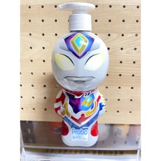 貝貝媽咪小舖 小朋友英雄系列 博寶兒奧特曼超人力霸王三合一洗髮沐浴泡泡露500mlx2罐禮盒裝, 1個, 德卡（洗髮沐浴泡泡露3合作）