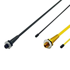 2PCS RC 보트 플라스틱 안테나 베이스 튜브 슬리브 M6 알루미늄 및 선박용 자동차 트럭 DIY 모델 제작 액세서리 캡(녹색 길이 320mm), Mix Color 3, 320mm Length