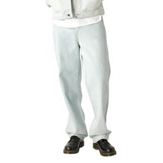 Dickies 남성용 Madison 루즈 핏 청바지 라이트 데님