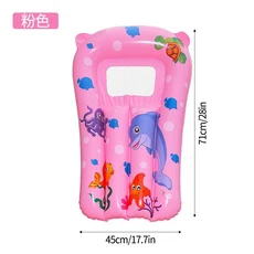 New Children's Inflatable Surfboard Water Play Toys Slide Outdoor, 02 Pink surfboard, 1개