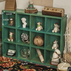 레트로 기념품 보관장 우드 소품진열대 갈색 엘피 포스터 액자, 옵션 2