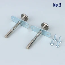 용수철 로드 뚜러뻥 래치 문짝 리프트 조정 로드 래치 문짝 하드웨어 용수철 래치 2X, 03 2pcs-B
