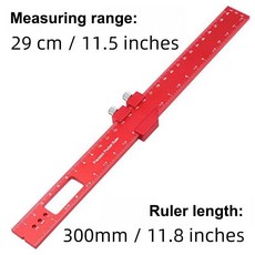 스크라이빙 자 정밀 포켓 목공용 직각자 트랙 미터 측정 마킹 슬라이드 스톱, 1개, 3. A3