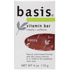 【Basis 貝詩】維生素潔面皂-清爽柔膚(4oz/113g), 1個