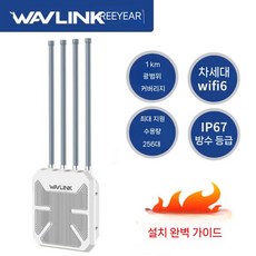 와이파이 수신기 AP 고성능 증폭기 WIFI 1800M 5G, 1800Mbps wifi6 IP67 방수