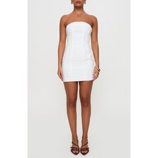 프린세스 Polly 폴리 버트랜드 플라워 자수 스트랩리스 미니드레스 1986641