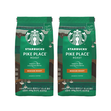 스타벅스 원두커피 파이크 플레이스 홀빈 200g x 2개, 홀빈(분쇄안함)