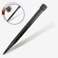 쌍문상회 돌깨는정 석공 포인트치즐 플랫치즐 채석 해머노미 함마 공구 40872EA, 본상품