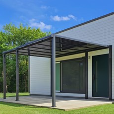 [국내발송] 리자드 독립형 렉산 알루미늄 파고라 스카이 어닝 PC100, PC1001 폭 3m