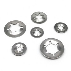 외부 서클립 자동 잠금 고정 클립 푸시 온 베어링 스냅 링 와셔, 2. 304 stainless steel