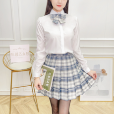 Hot Sweet Big Size JK制服日系校服灰色長袖套裝