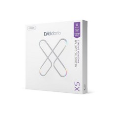 다다리오 XS 포스포브론즈 어쿠스틱 기타 스트링 라이트 12 -53 (XSAPB1253), 맞춤형 조명, 11-52, 2개