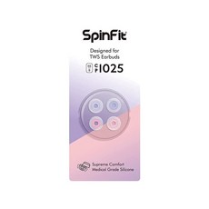 SpinFit CP1025 專利醫療級矽膠耳塞, 1個, SS/S, SS/S