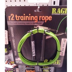RAGE Fitness Supply r2 訓練跳繩 專業級可調整 一般保健/訓練/比賽適用, 1個