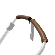 PU 가죽 유모차 핸들 커버 지퍼 커버 유모차 액세서리, 1개