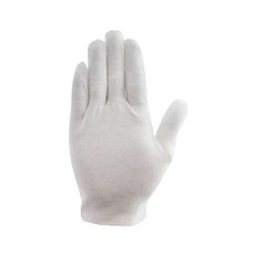 【台灣現貨】多用途白色手套 棉手套 TC手套 電子手套 珠寶手套 混紡棉手套 素色手套 工作手套 禮儀手套 可機洗, 1個, 1雙, 白色