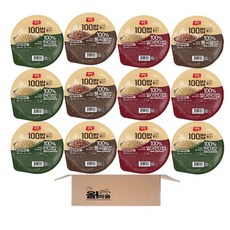 동원 즉석밥 100% 발아현미밥 130g 4 +100% 현미밥 130g 4 +100% 통곡물밥 130g 4