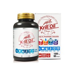 캐나다 퓨러스 크릴오일, 1개, 60정