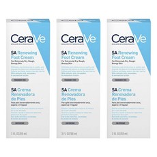 세라비 SA 리뉴잉 풋 크림 CeraVe SA Renewing Foot Cream, 3개, 1개입, 88ml