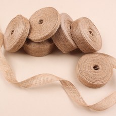 마끈 선물 포장 꽃다발 황마 리본끈 리본 마, 2개, 10m, 1cm