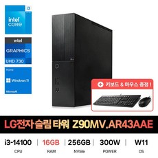 SP_LG전자 슬림타워 데스크탑 Z90MV.AR43AAE RAM 16GB 재고보유