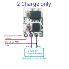 UPS 모듈 Arduino UNO MEGA2560 ESP32 무정전 전원 공급 장치용 5V 1A 3.7V 리튬 이온 배터리 보드, 1개