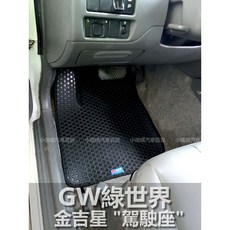 鈴木 VITARA GW 吉可麗耐磨橡膠腳踏墊 台灣製造 SGS認證, 1個, 1992-2000 金吉星,黑色