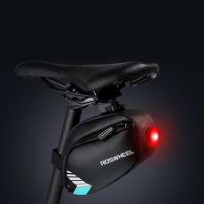 (WITH) 자전거 후미등 안장가방 프레임가방 (후미등 포함), 단품, 1개