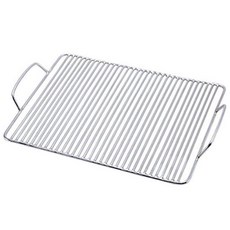 도매왕 스텐 사각 석쇠 식당 손잡이 그릴 고기 불판 26x32 손잡이석쇠, 본상품