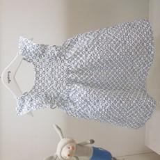 아가방 여름 베이비페어 바람핏 유아 여아 원피스 시어서커 엠보싱 나시 프릴 블루퍼플 A라인 데일리 어린이집 외출복 아기옷 / 바람이 머무는 가벼워서 매일입는 원피스 돐 3세 4세