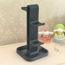 遊戲手柄支架 雙層收納展示架 適用於飛智, 升級黑色雙層, 1個