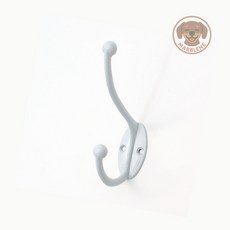 마블네 2단 옷걸이행거 10P 화이트 벽면후크 공간절약옷걸이후크