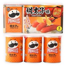 일본 프링글스 후쿠오카 맛 3캔입 2박스 명란젓, B. 명란젓 맛 159g 53g x 3캔  2