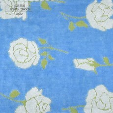 ETOILE 玫瑰長巾 運動長巾 棉質毛巾 玄衣美舖, 水藍, 1個