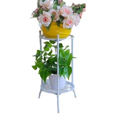 多層鐵藝花架 陽臺植物架, 白色25*50cm, 2個