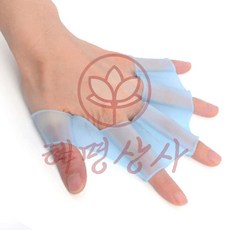 물갈퀴 2P 혜명상사 손갈퀴 수영장 수영오리손 핸드손가락 바캉스, L