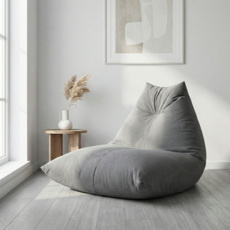 보니타 대형 파우치 SP202K 허그핏 말랑 스웨이드 빈백소파, 도브