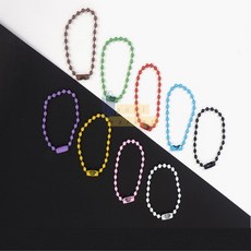 부루샵 구슬줄 8cm 10cm 12cm 15cm 군번줄 체인줄