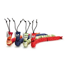 PetCandy 美國進口純手工毛毛蟲貓草玩具 貓薄荷填充 約45公分長, 1個, 毛毛蟲*1隻