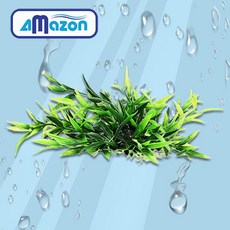 다팜아쿠아 아마존 290082 그린 관상어 수조 레이아웃 장식 인조 수초 조화 (22x22x8cm)