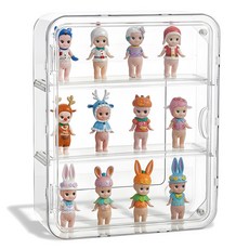 McEDA 무타공 벽부착 피규어 장식장 컬렉전용 슬림 아크릴케이스, 투명, 1개