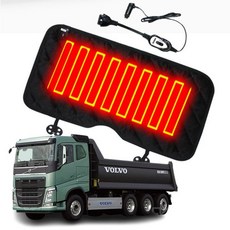 볼보 트럭 호환 열선시트 자동차 온열매트 조수석 전기방석, 1개, 상세페이지 참조