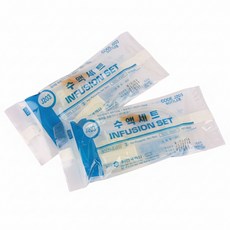 한국백신 수액세트 무침 병용 NON-DEHP J203 낱개 5개