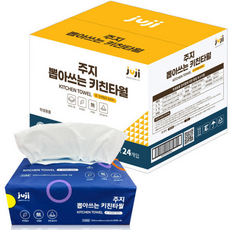 주지 뽑아쓰는 키친타올 3겹 () 주방용 대용량 키친타월 천연펄프 100% 무형광, 1매, 1박스