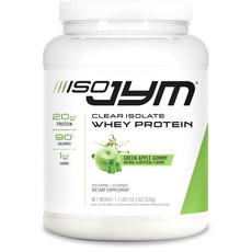 JymSupplementScience Iso Jym Clear分離乳清蛋白 青蘋果口味, 520g, 1個