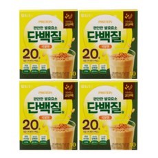담터 편안한 발효효소 단백질밀 곡물맛, 250g, 4개