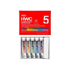 時代中西畫材 日本 Holbein 好賓 專家級沉澱水彩 夜暮色 5ml 5色盒裝